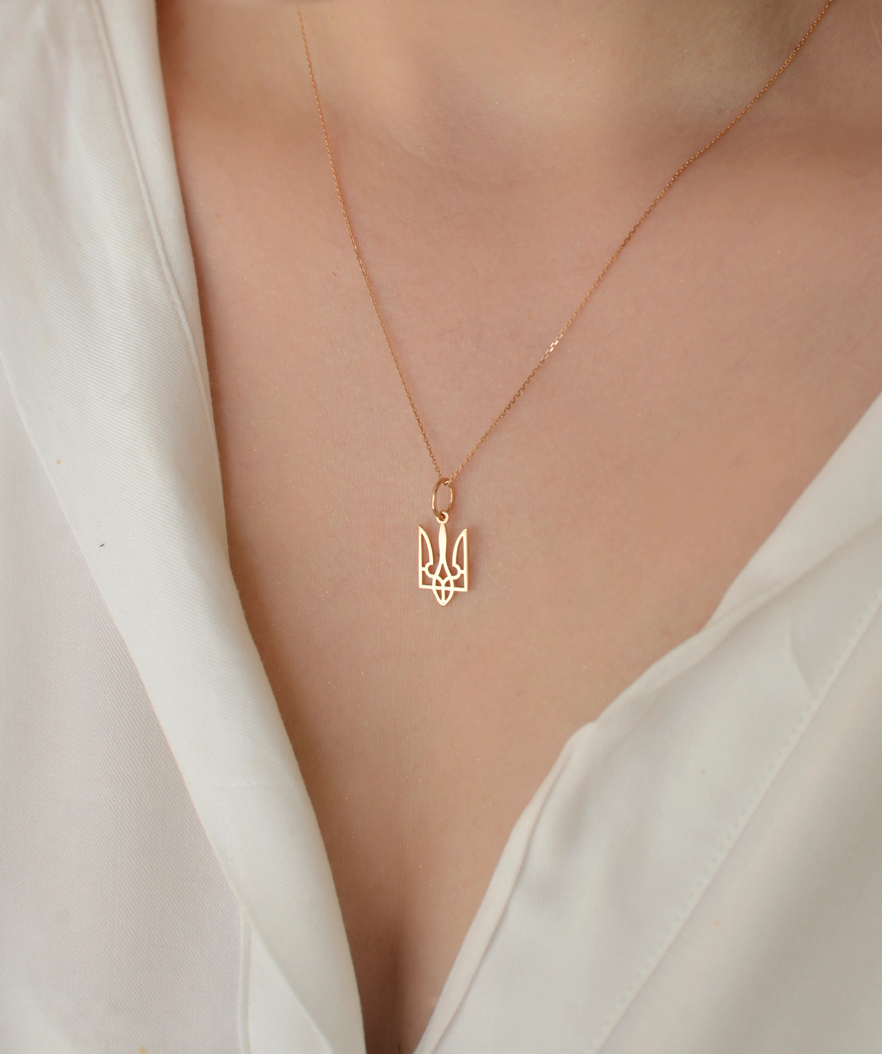 Tryzub in 14K/585 Rose Gold - Image 2
