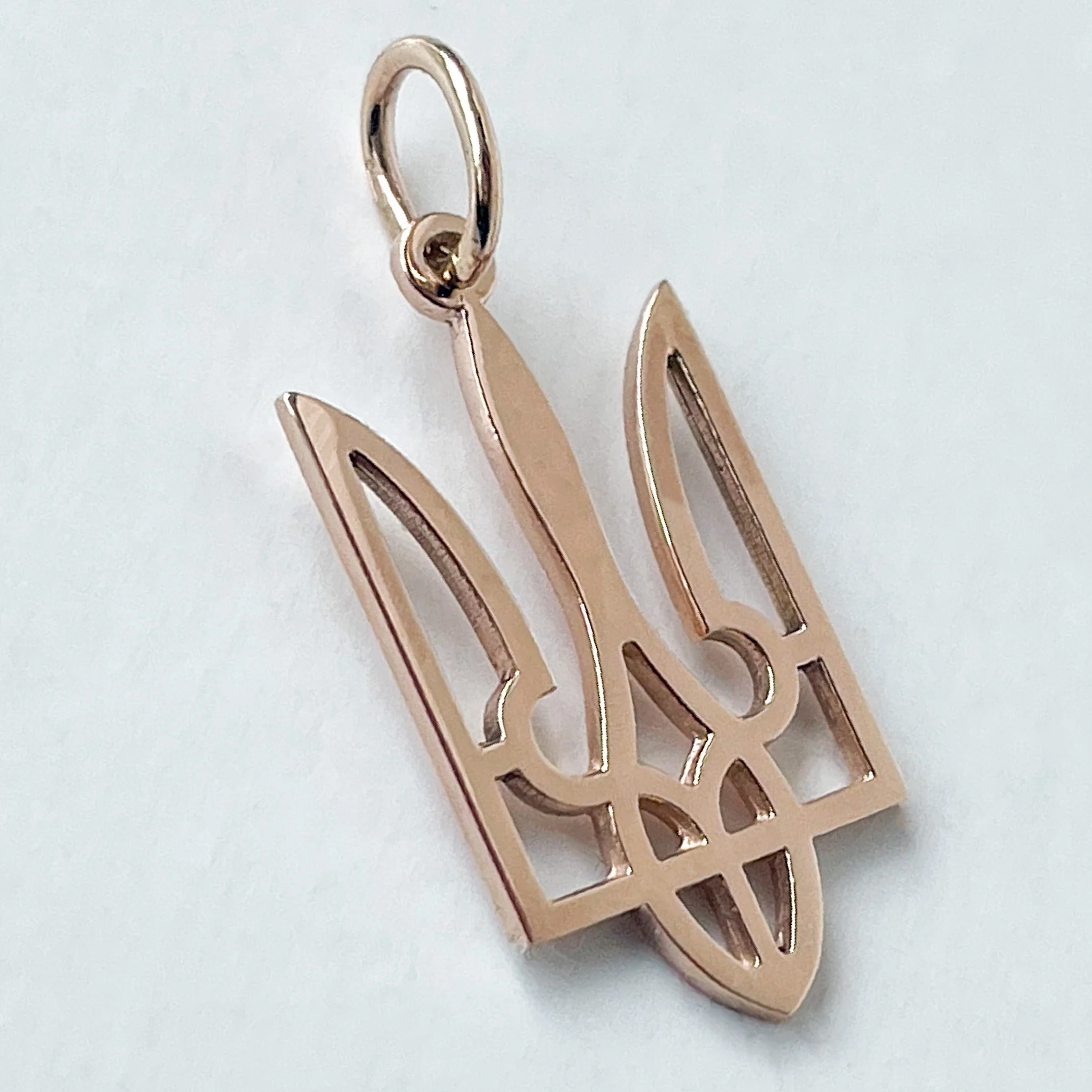 Tryzub in 14K/585 Rose Gold
