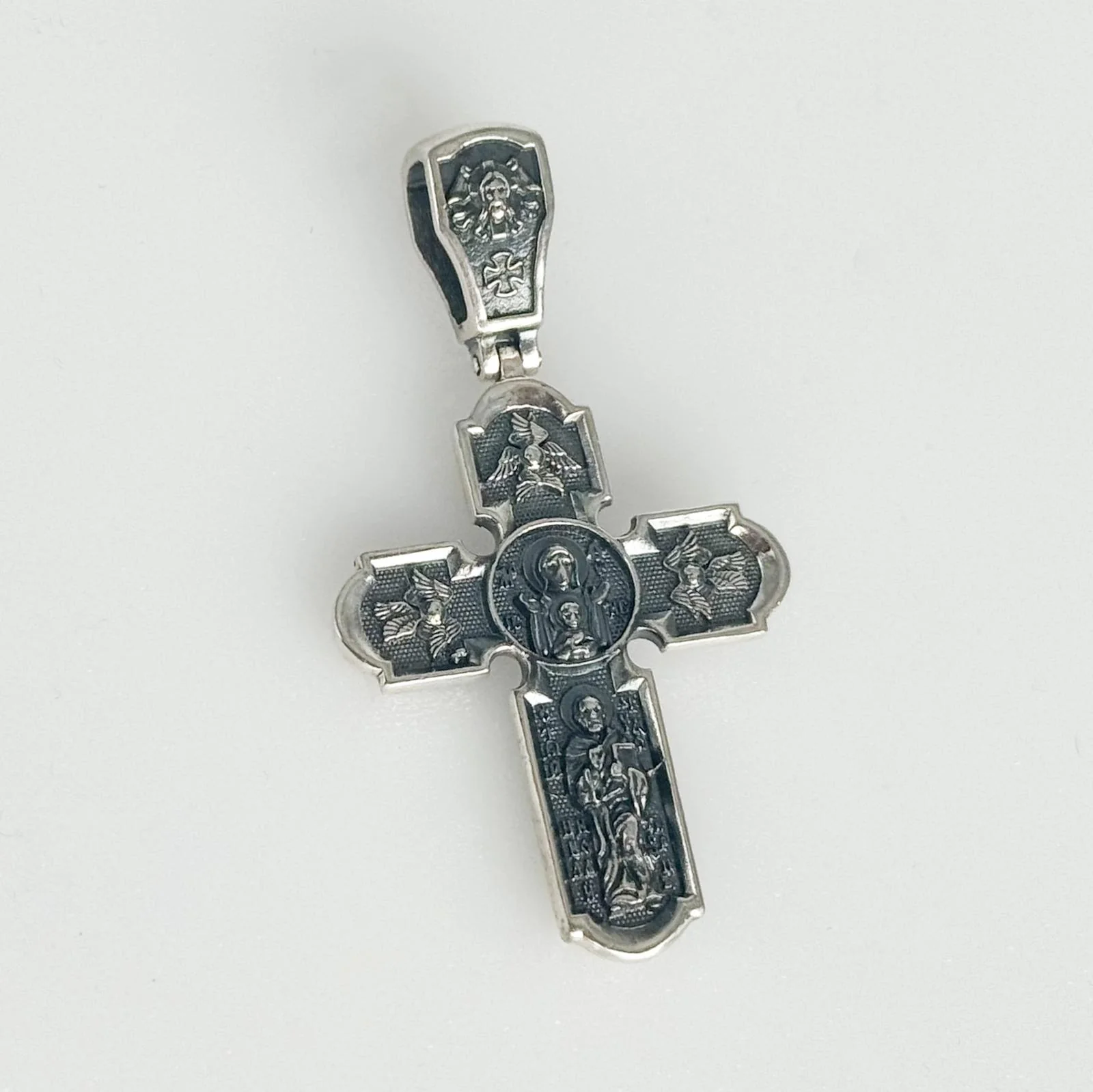 Two-Sided 925 Sterling Silver Cross - Image 2