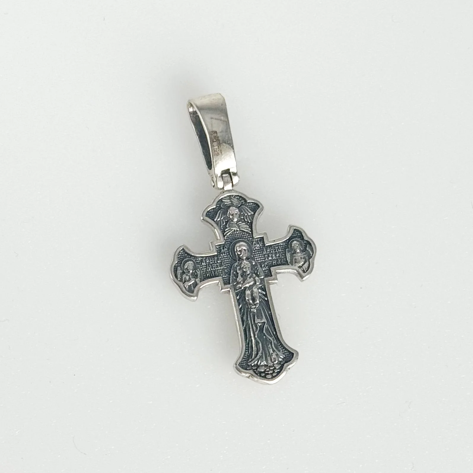 Two-Sided 925 Sterling Silver Cross - Image 2
