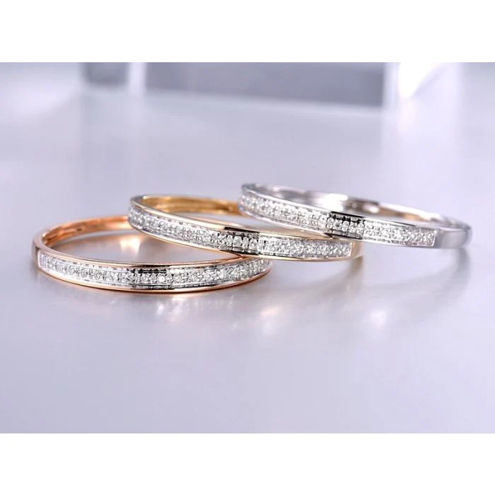 Band in 14K/585 White Gold with Diamonds - Image 2