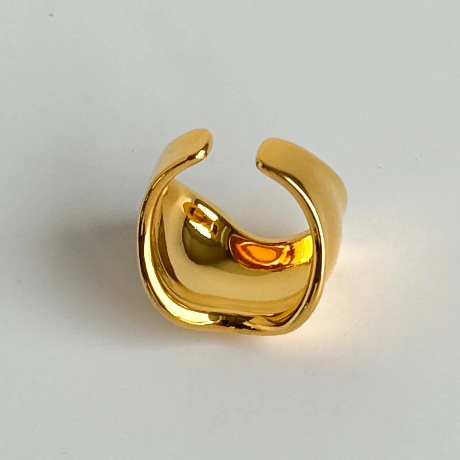 Yellow Gold Plated 925 Sterling Silver Ring - Image 3