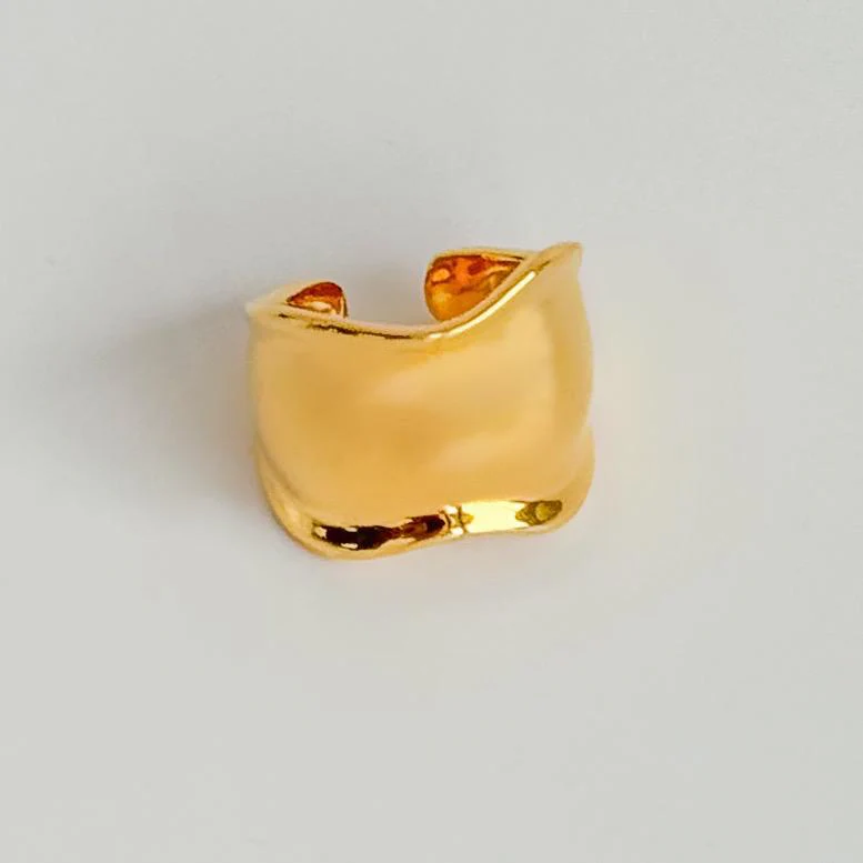 Yellow Gold Plated 925 Sterling Silver Ring - Image 4
